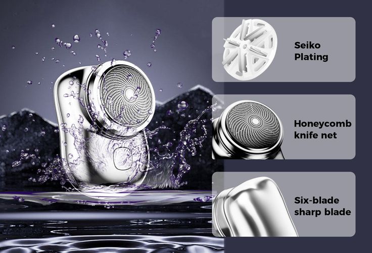 Portable Electric Rechargeable Mini Shaver Compact Beard Trimmer